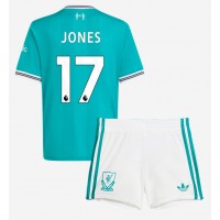 Stroje piłkarskie Liverpool Curtis Jones #17 Koszulka Trzeciej dla dzieci 2025-26 Krótki Rękaw (+ szorty)